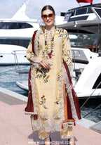 Sunshine Bloom Premium Unstitched Embroidered Collection - 2026 (D-11)