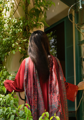 Rua by Casual Lite | Stitched Pre Fall Linen Drop-II Collection - 2025 (CRIMSON FOLKLORE)