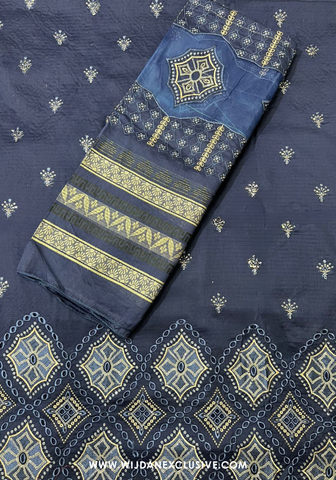 Rahat 3PC Unstitched Fancy Lawn - 2025 by Wijdan D-06