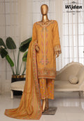 Bin Saeed Eid ki Khushiyan Luxury Self & Stripe 3pc Collection'25 Vol-01 D-11