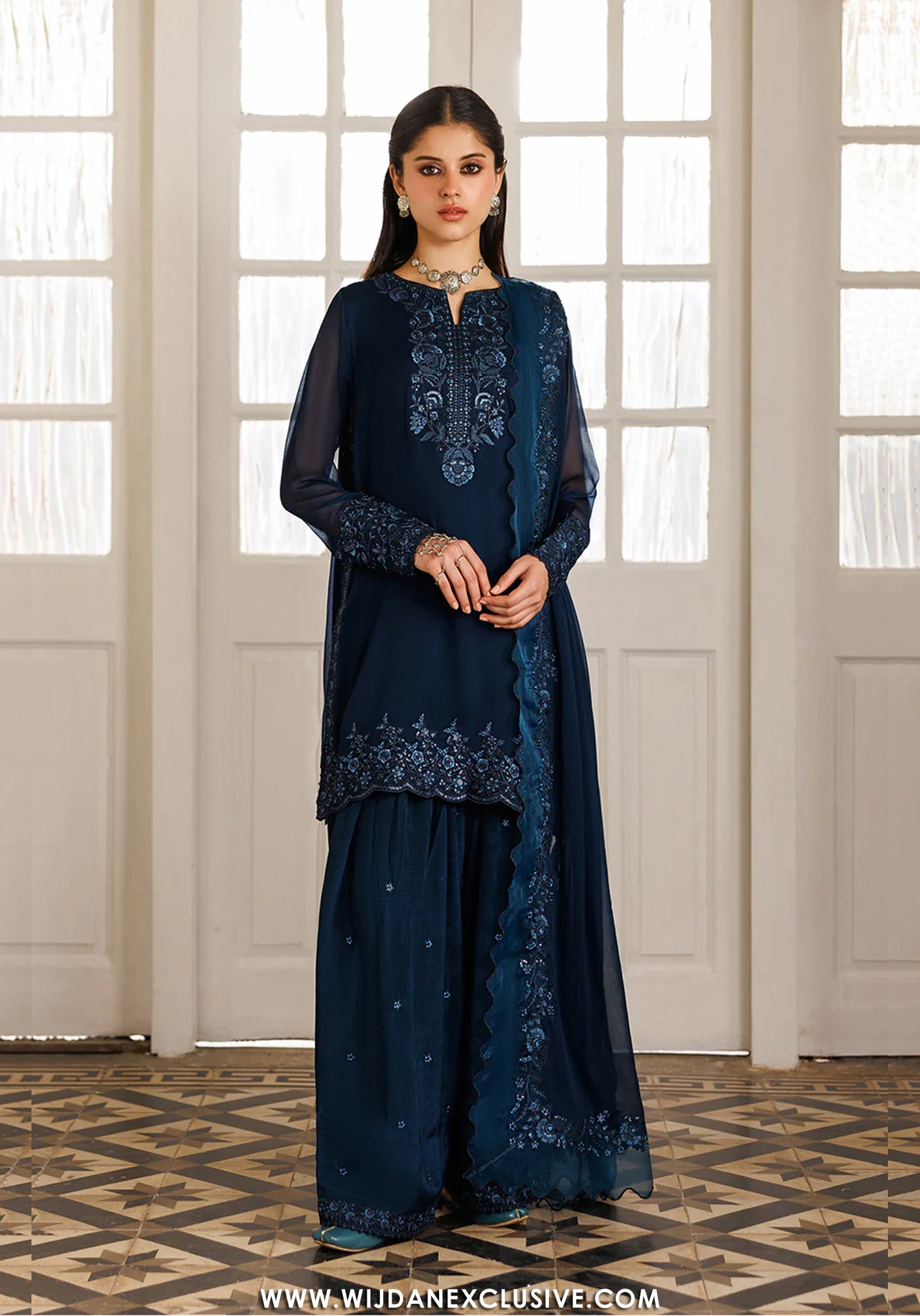 Iznik Unstitched Embroidered Chiffon Semi-Formals Collection - 2026 CC-94