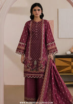 Zellburry Unstitched 3pc Printed & Embroidered Lawn Collection - 2026 (WUS-1027)