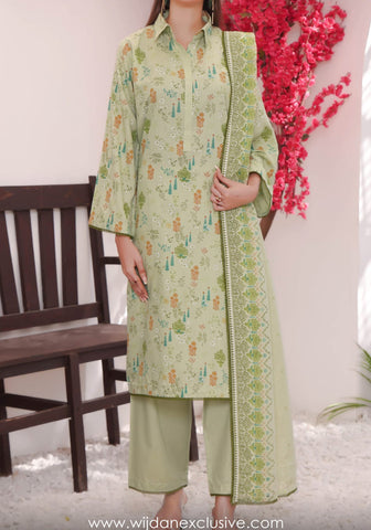 Wrinkle Free Un-Stitched Printed Collection Vol-26 by Amna Khadija D-11