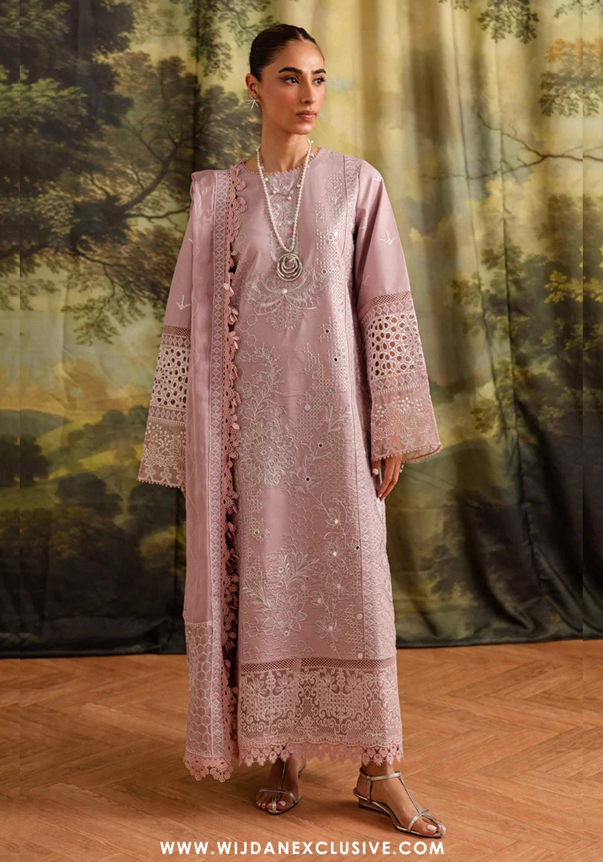 Marjjan Guzel Unstitched Embroidered Lawn Collection - 2025 SMC-203 (Move)