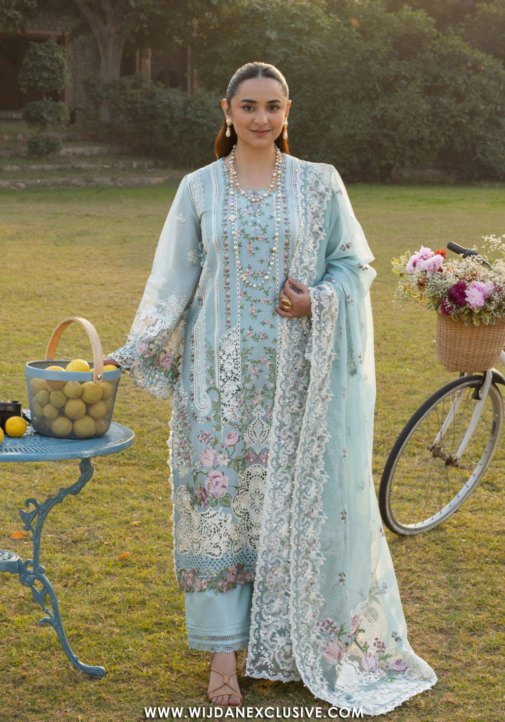Elaf Unstitched Luxury Lawn Collection -2026 (MORNIG DRIZZLE)
