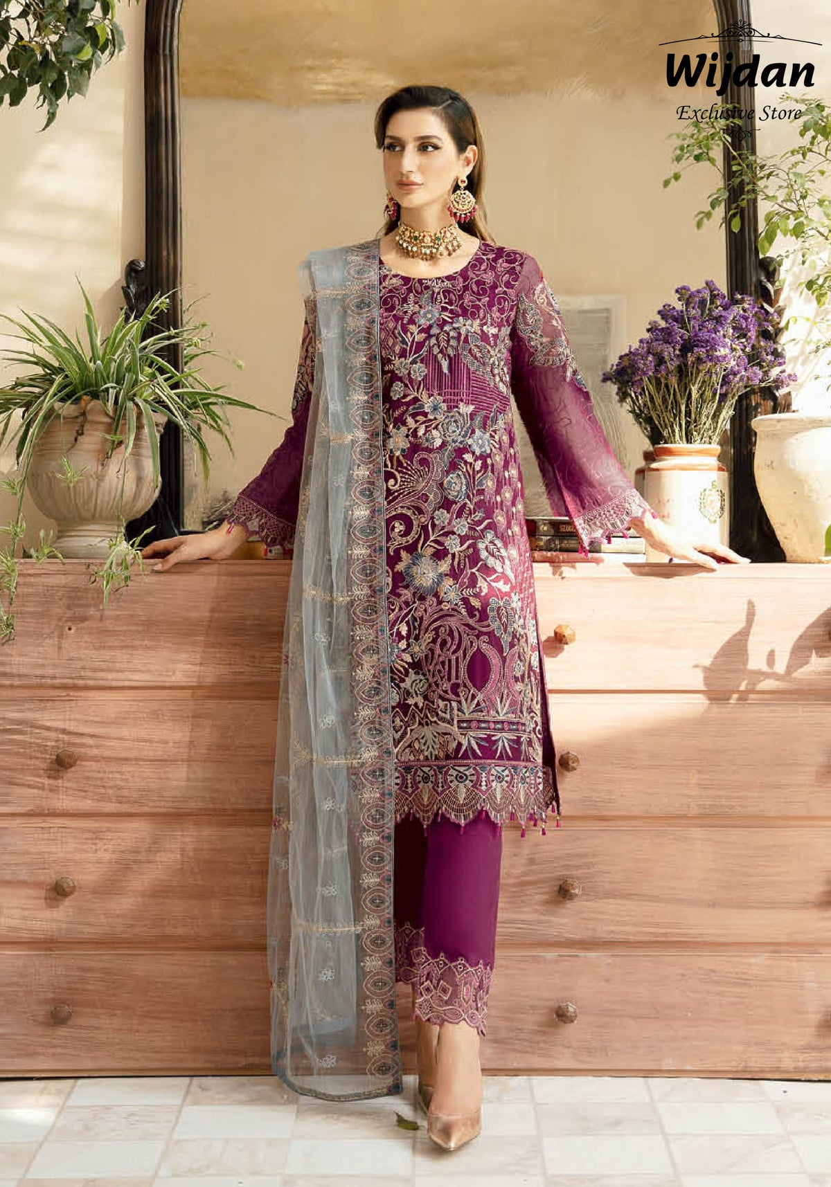 Chevron Luxury Chiffon Collection'24 Vol-09 by Ramsha A-911