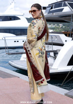 Sunshine Bloom Premium Unstitched Embroidered Collection - 2026 (D-11)