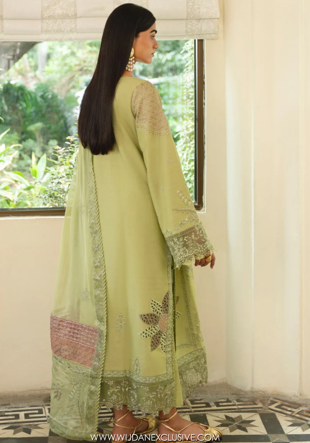 Izel by Marjjan | Unstitched Karandi Embroidered Collection - 2026 (MSK-06-A)