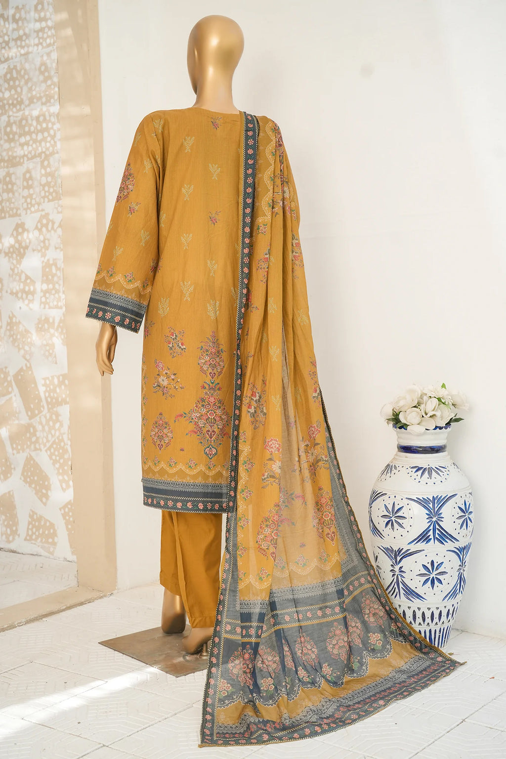 Bin Saeed Stitched Exclusive Printed Lawn Vol-08 Collection – 2026 (D-11)