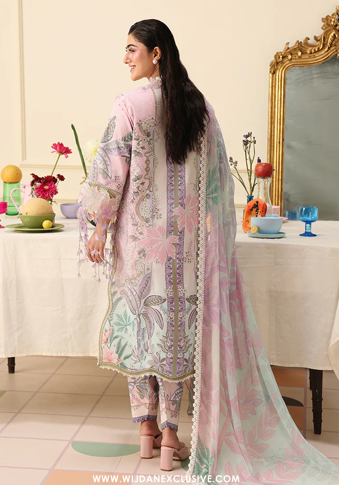 Soleil by Mushq | Unstitched Printed & Embroidered Lawn Collection - 2026 (SERENA BLOOM)