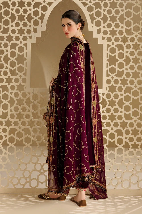 Chandni by Jazmin | Unstitched Embroidered Velvet Formal Collection - 2026 (D-08)