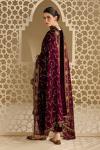Chandni by Jazmin | Unstitched Embroidered Velvet Formal Collection - 2026 (D-08)