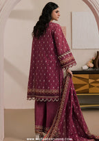 Zellburry Unstitched 3pc Printed & Embroidered Lawn Collection - 2026 (WUS-1027)