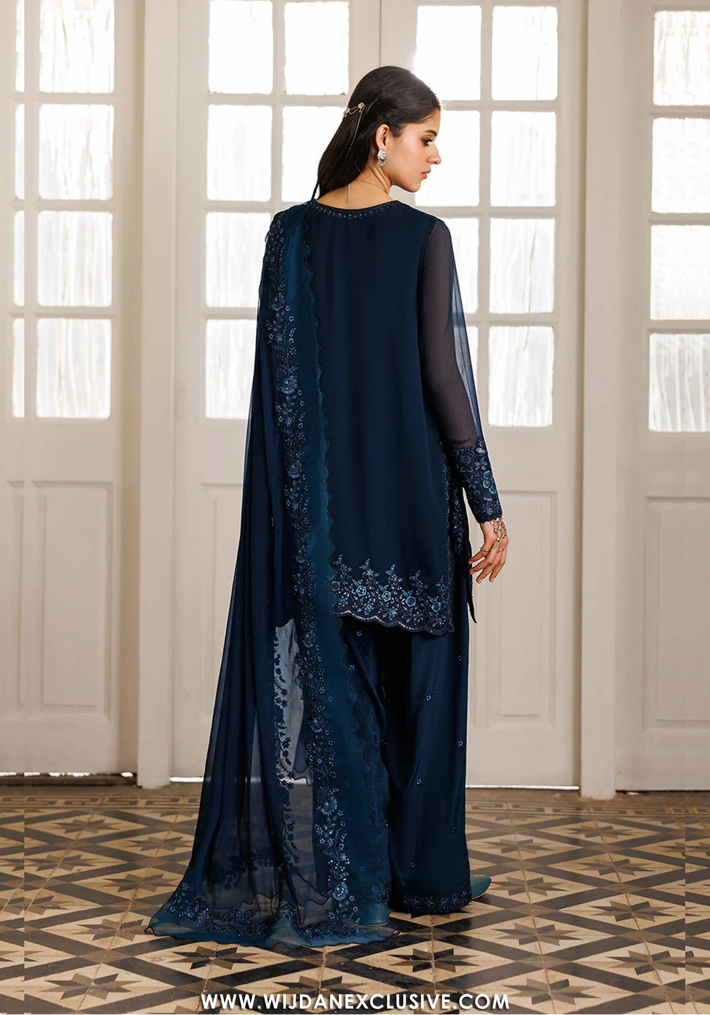 Iznik Unstitched Embroidered Chiffon Semi-Formals Collection - 2026 CC-94