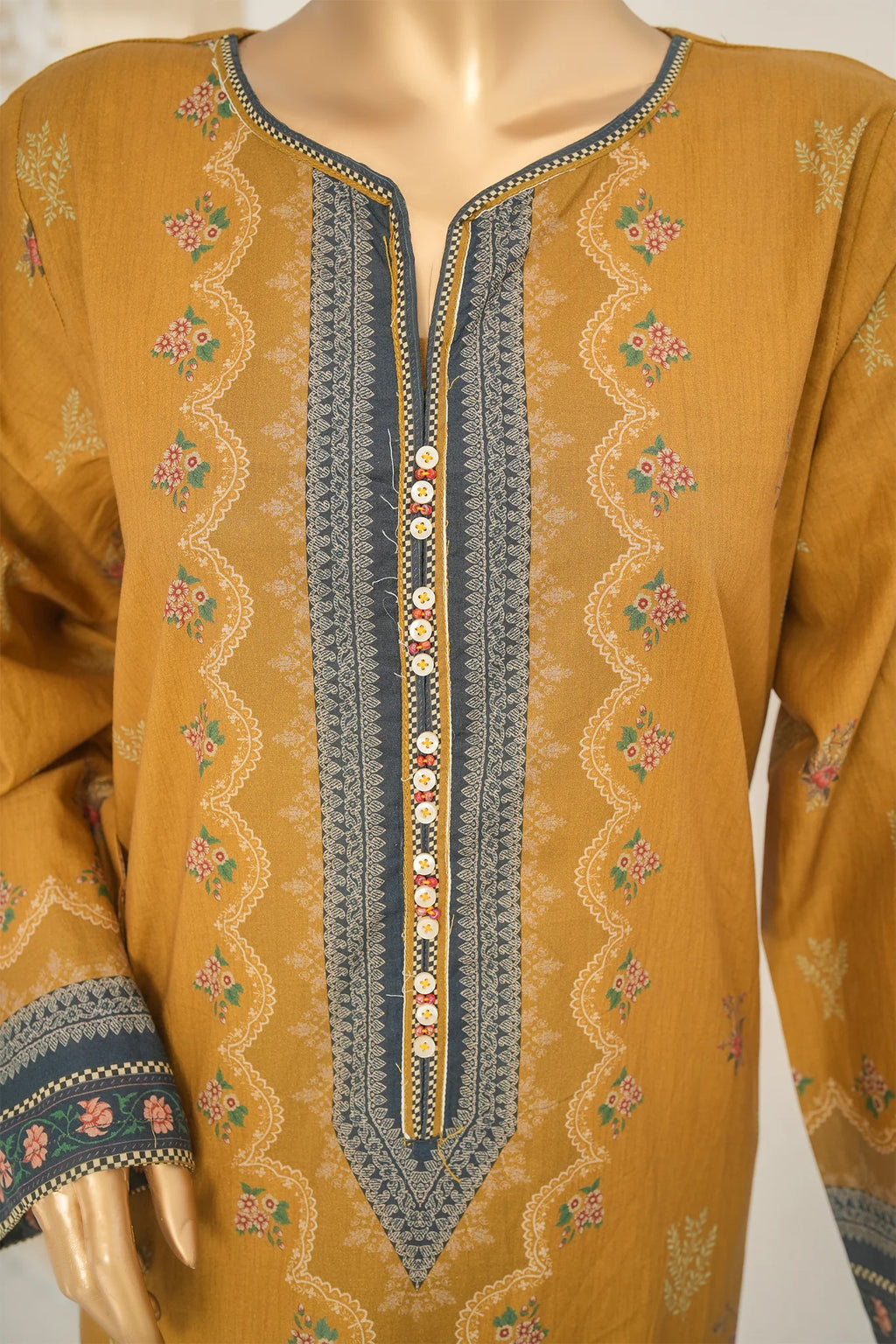 Bin Saeed Stitched Exclusive Printed Lawn Vol-08 Collection – 2026 (D-11)