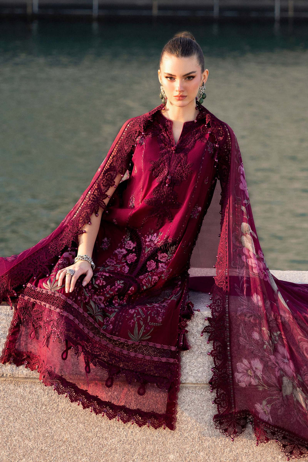 Luxury Unstitched Lawn Eid Edit’26 by Maria.B (D-11B)