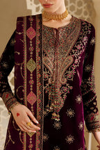 Chandni by Jazmin | Unstitched Embroidered Velvet Formal Collection - 2026 (D-08)