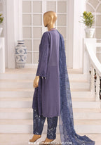 Aifa Dynasty Chikankari Unstitched Luxury Lawn Collection - 2026 (D-12)