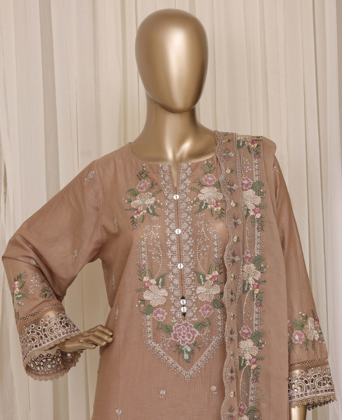 Sadabahar Stitched Luxury Embroidered Festive Vol-08 Collection - 2026 (D-12)