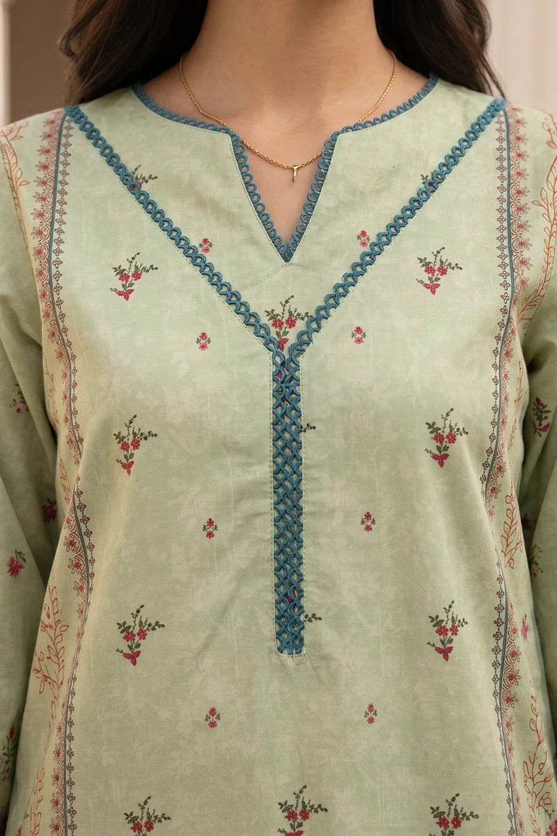 Zellbury Unstitched 3pc Digital Printed Lawn Collection - 2026 (WUS-8092)