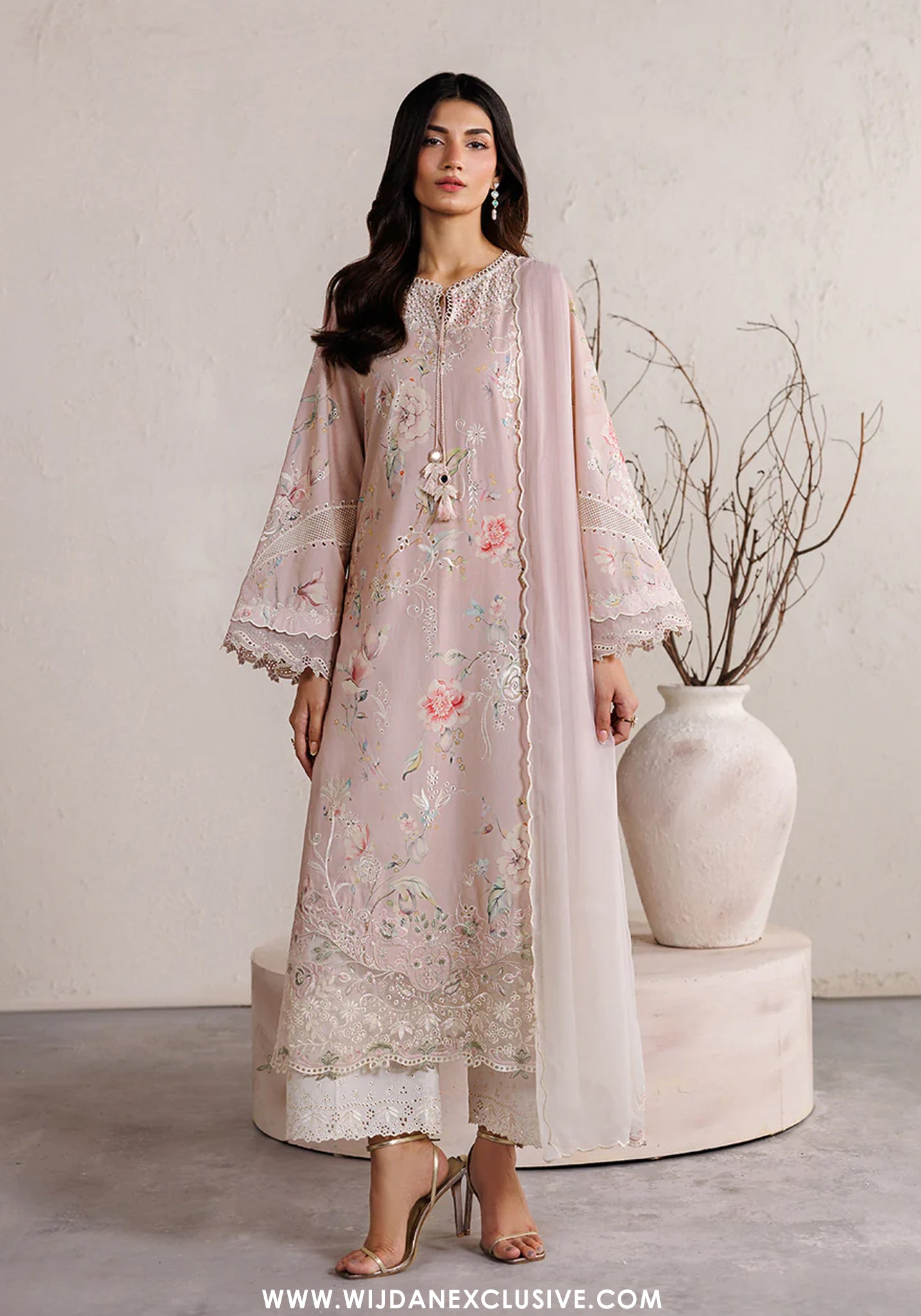 Iznik Unstitched Embroidered Festive Lawn Collection - 2026 (IBE-12)