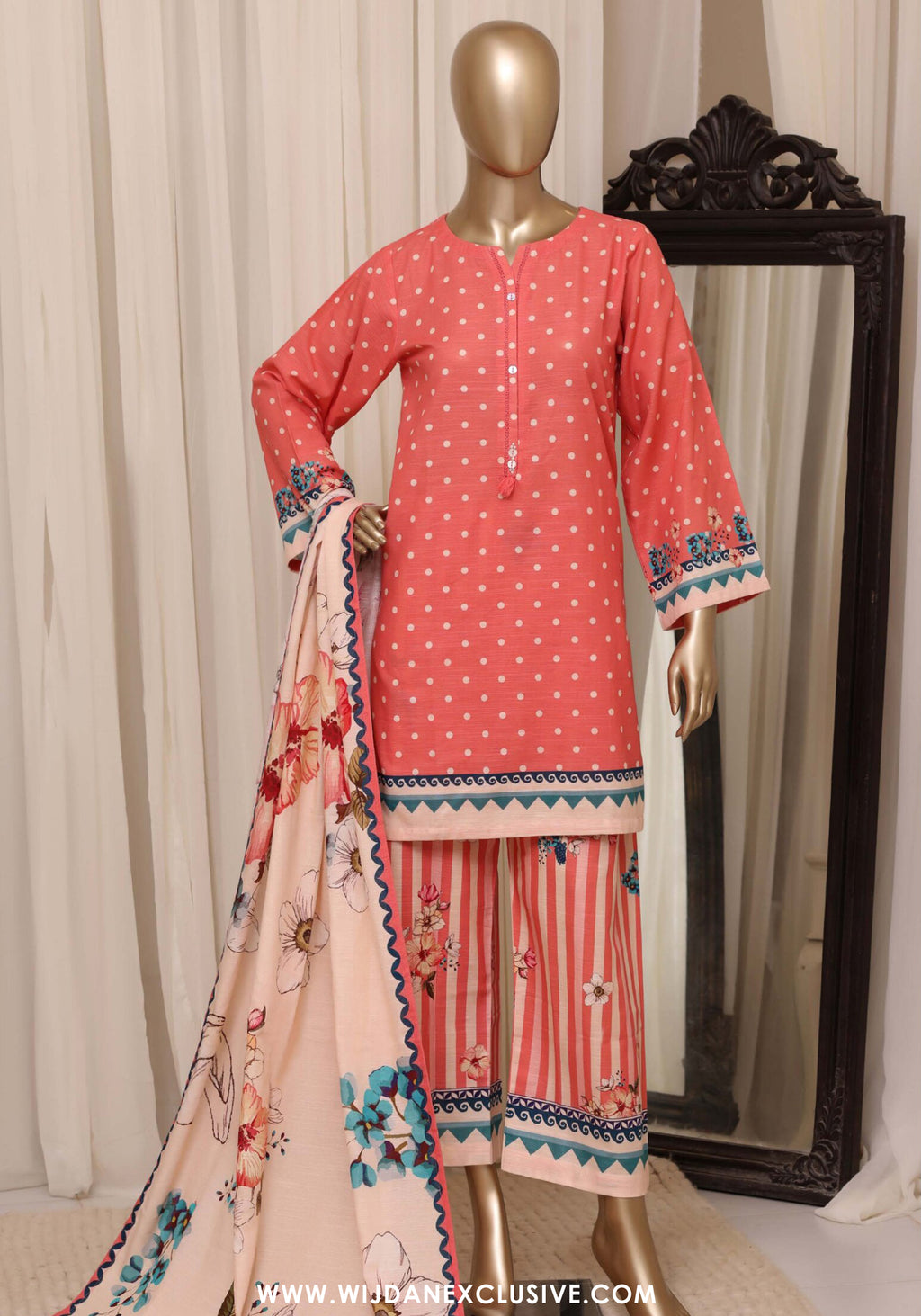 Sadabahar Stitched Printed Khaddar Collection - 2026 (D-12)
