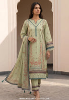 Zellbury Unstitched 3pc Digital Printed Lawn Collection - 2026 (WUS-8092)