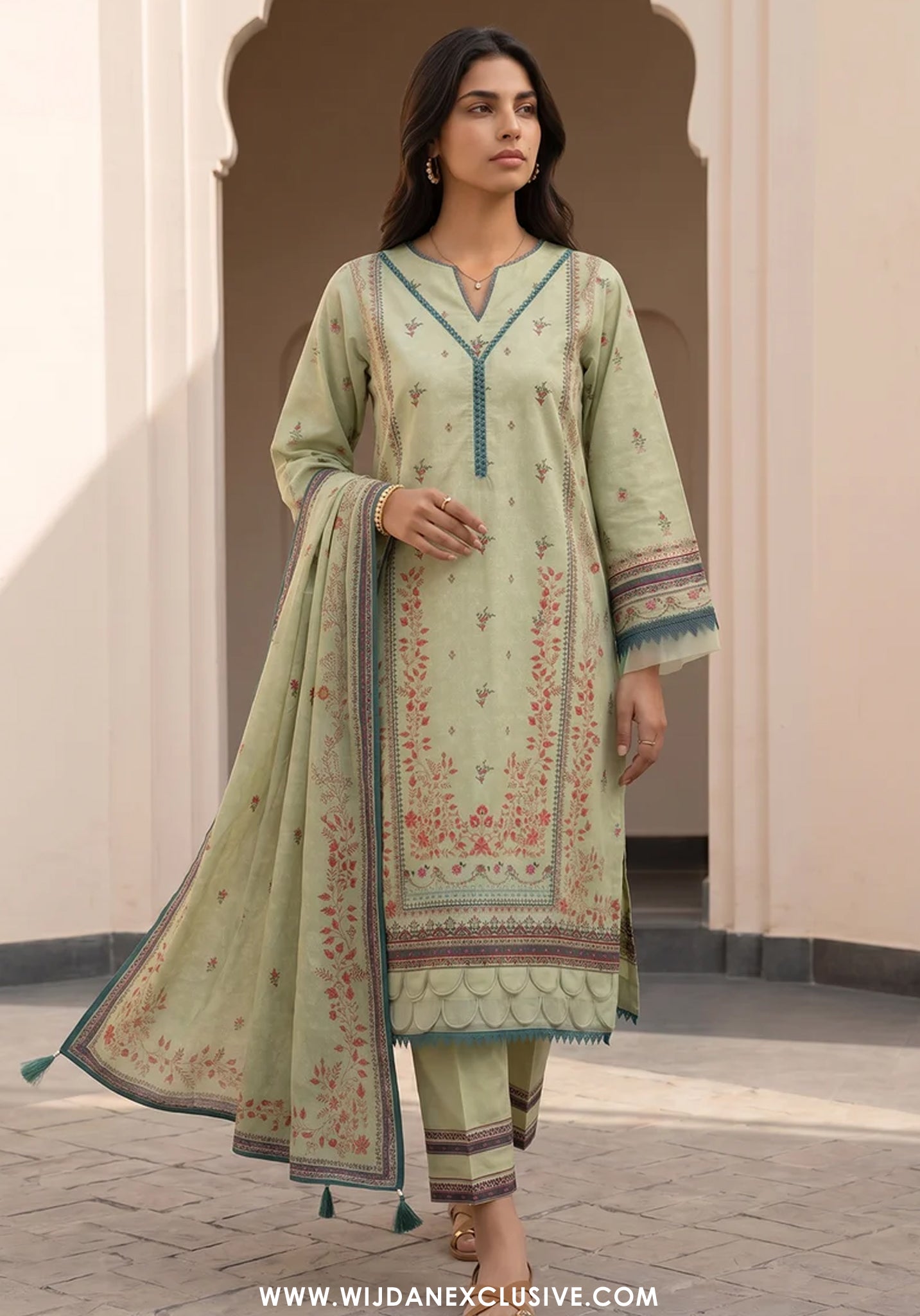 Zellbury Unstitched 3pc Digital Printed Lawn Collection - 2026 (WUS-8092)