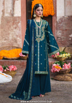 Gul by Mahnur | Unstitched Embroidered Lawn Collection - 2026 G-002