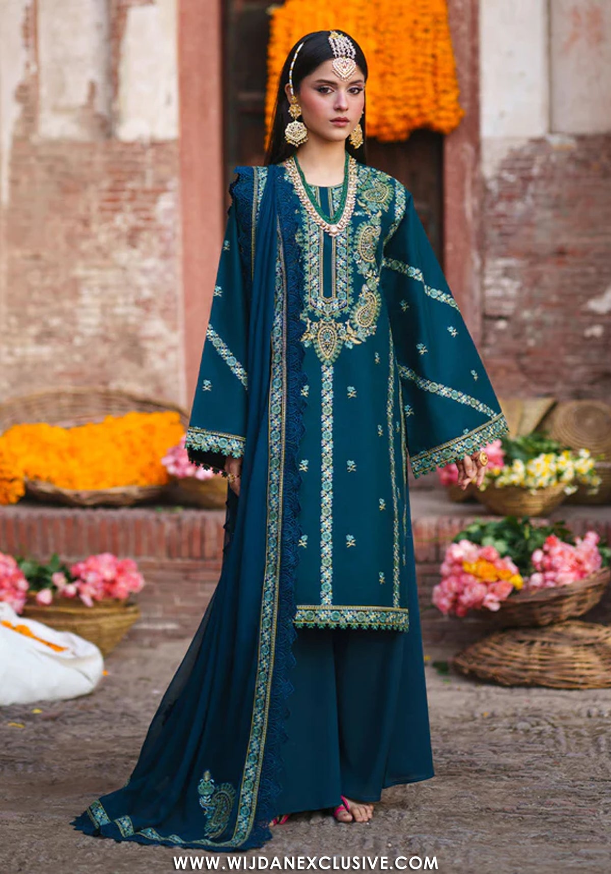 Gul by Mahnur | Unstitched Embroidered Lawn Collection - 2026 G-002