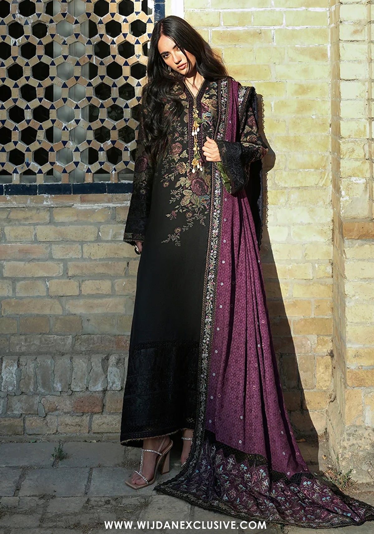 Broadway by Mushq | Unstitched Embroidered Viscose Collection'26 (REGISTAN MOON )