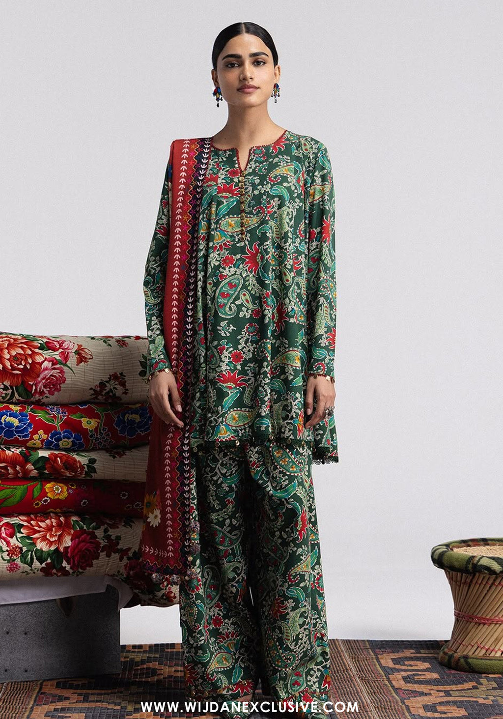 Coco Print's Unstitched Linen Collection - 2026 (D-6B)
