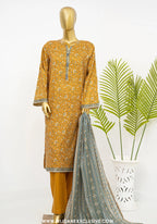 Bin Saeed Stitched Exclusive Printed Lawn Vol-07 Collection – 2026 (D-12)
