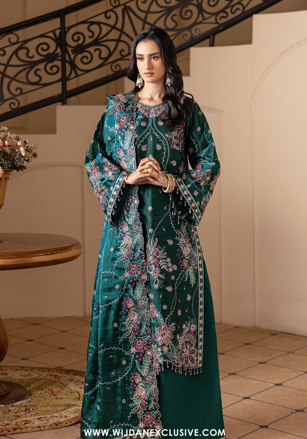 Aaina by Alizeh | Unstitched Silk Embroidered Wedding Collection - 2026 (ELIF)