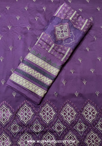 Rahat 3PC Unstitched Fancy Lawn - 2025 by Wijdan D-05