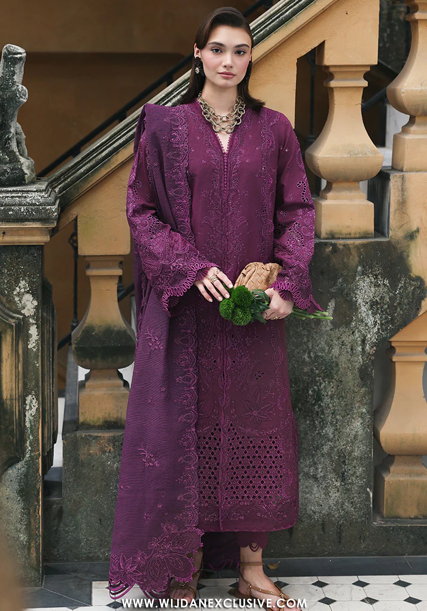 Qline by Qalamkar | Unstitched Lawn Drop - I Collection - 2026 (LIORA)