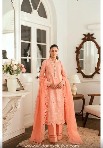Qalamkar Luxury Lawn Eid Edit'25 SB-12 Jafa