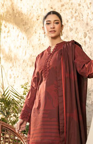Elaheh Un-Stitched Printed Lawn'25 by M.Basics D-12