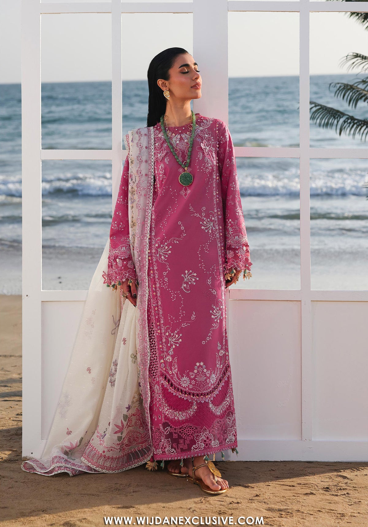 Sahil by Qalamkar | Unstitched Luxury lawn Collection - 2026 SA-13-TARA
