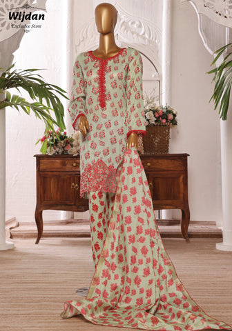 Tehwar Embroidered Lawn Collection'24 by Aifa D-12