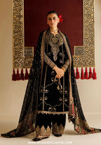 Chandni by Jazmin | Unstitched Embroidered Velvet Formal Collection - 2026 (D-05)