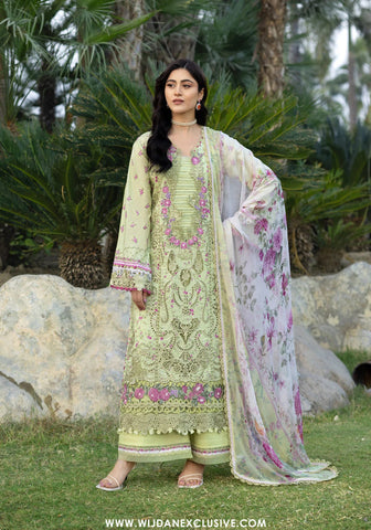 Elaf Chikankari Unstitched Print Collection - 2026 ERC-2A HINA