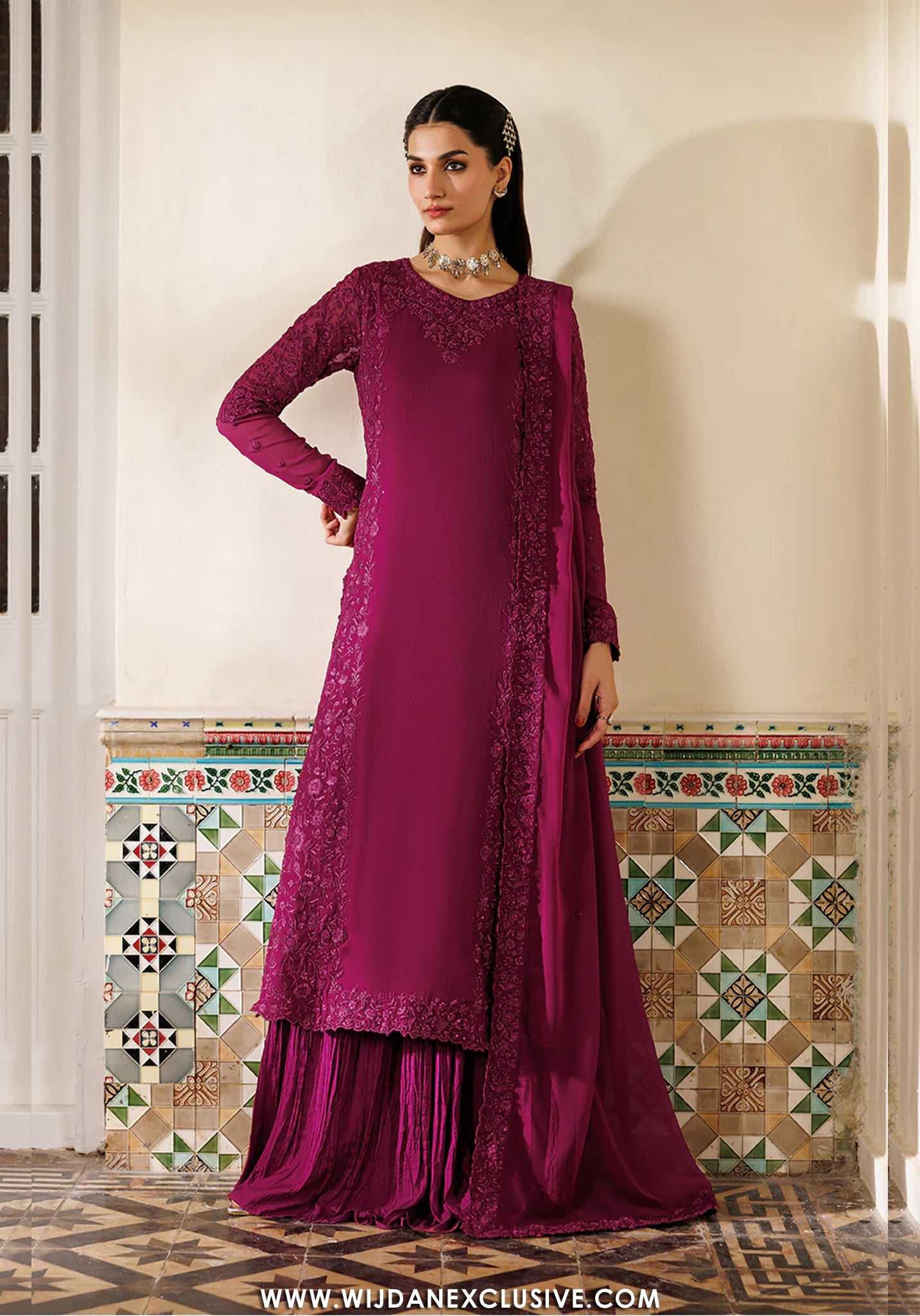 Iznik Unstitched Embroidered Chiffon Semi-Formals Collection - 2026 CC-93