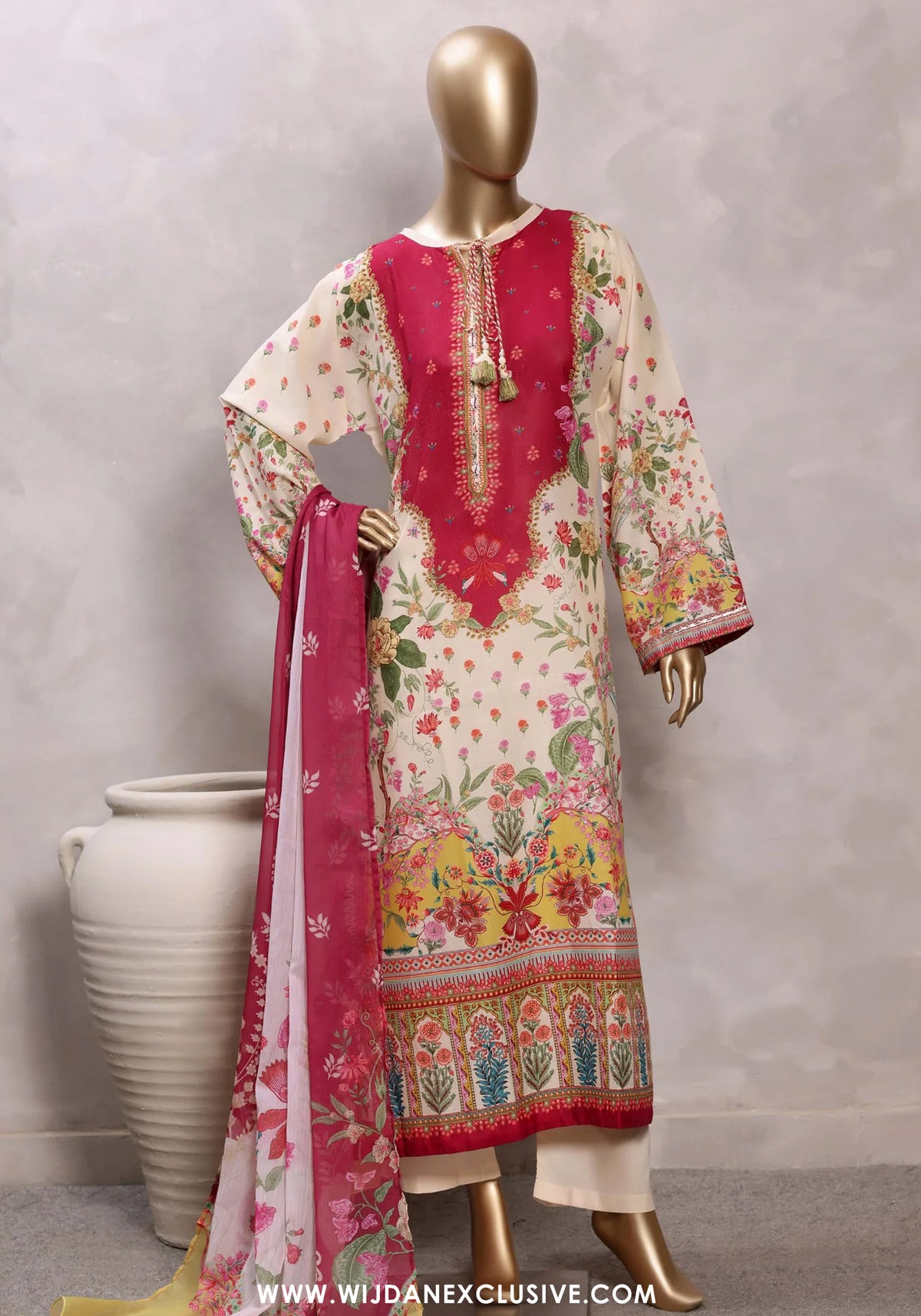 Kaftaan by Sadabahar | Stitched Chamti Printed Cotton Lawn Collection'26 (D-12)