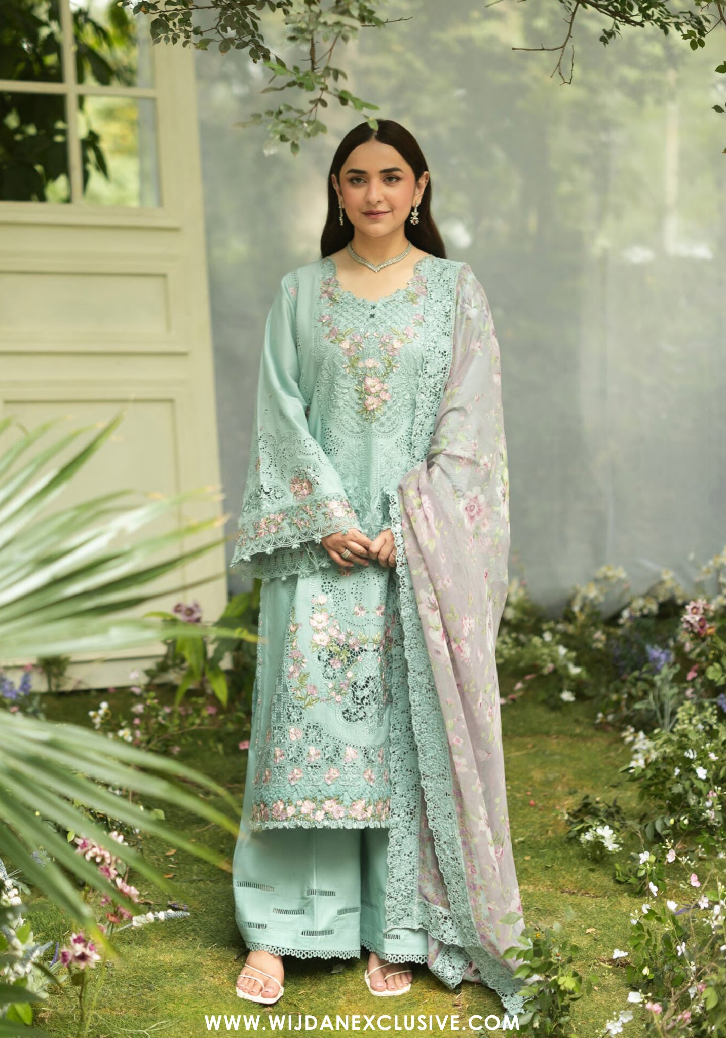 Elaf Unstitched Luxury Lawn Vol-II Collection - 2026 (ELQ-6B)