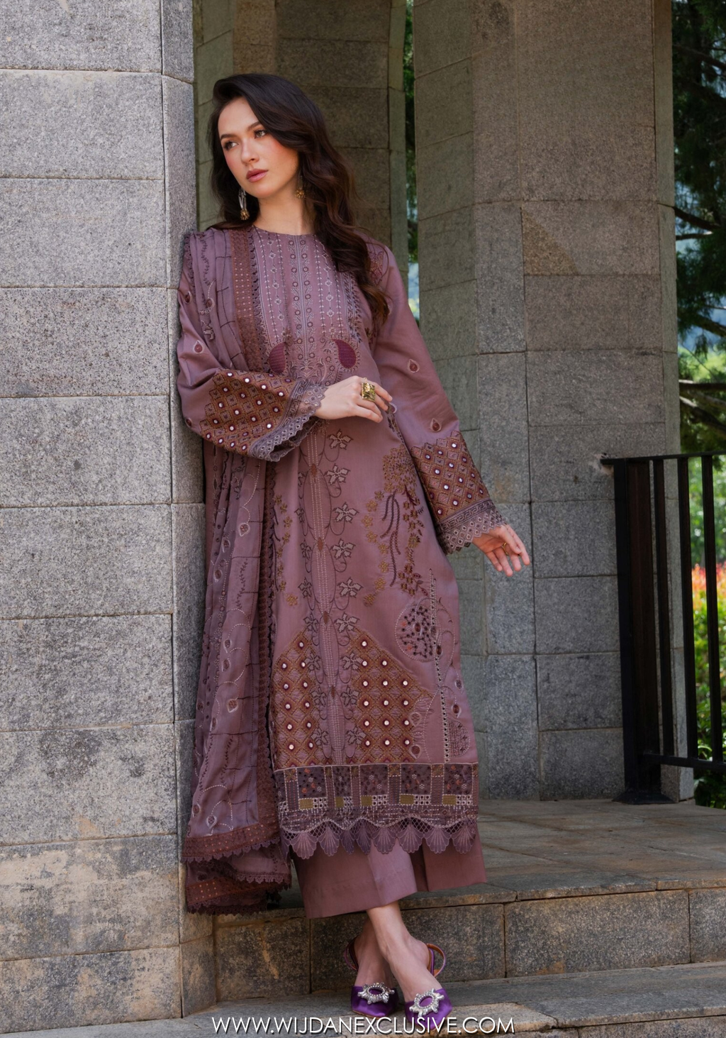 Amani by Marjjan | Unstitched Embroidered Viscose Collection - 2026 (MSV-12/B)