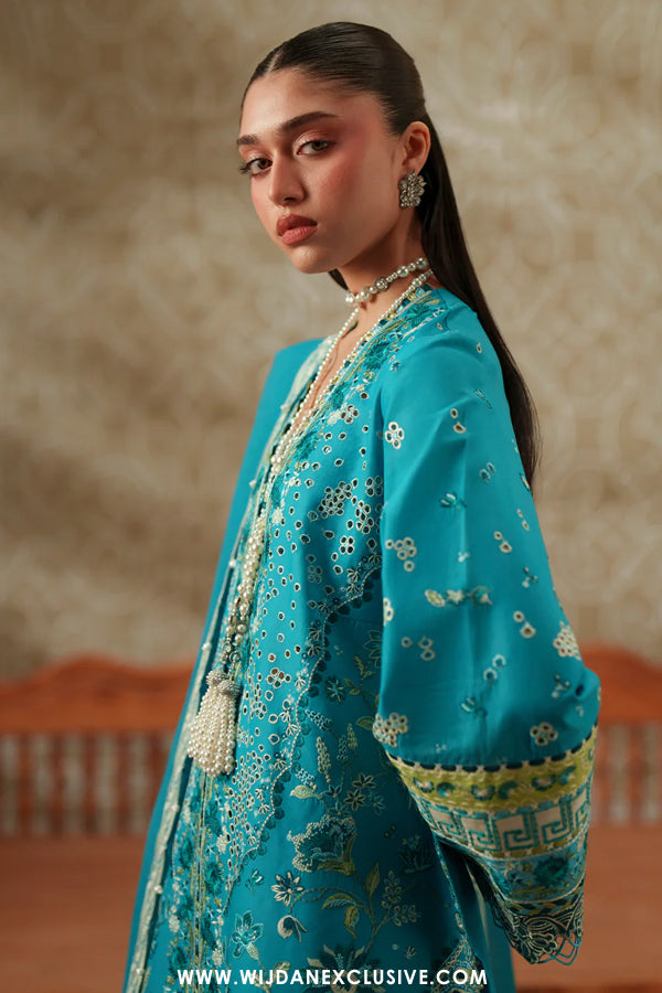 Mashriq by Bin Ilyas | Unstitched Luxury Lawn Collection - 2026 (D-116-B)