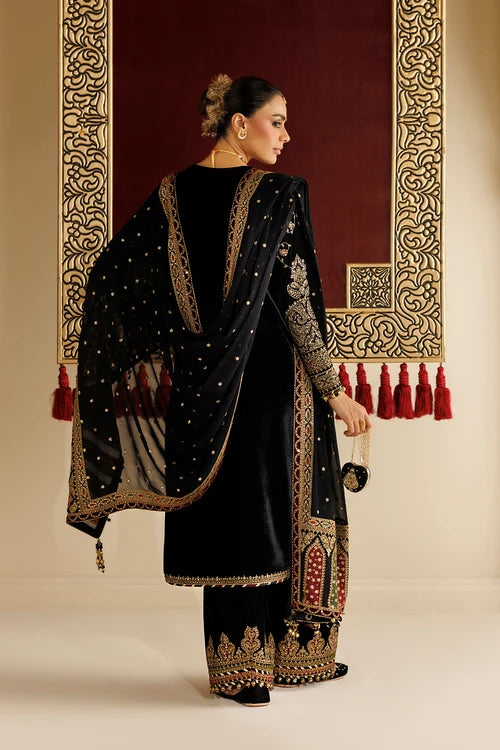 Chandni by Jazmin | Unstitched Embroidered Velvet Formal Collection - 2026 (D-05)