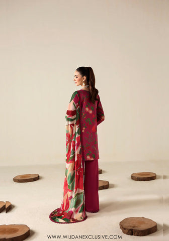 Zyrah by Naqsh | Unstitched Fall Winter Collection - 2025 SHOCKING PINK - 00178