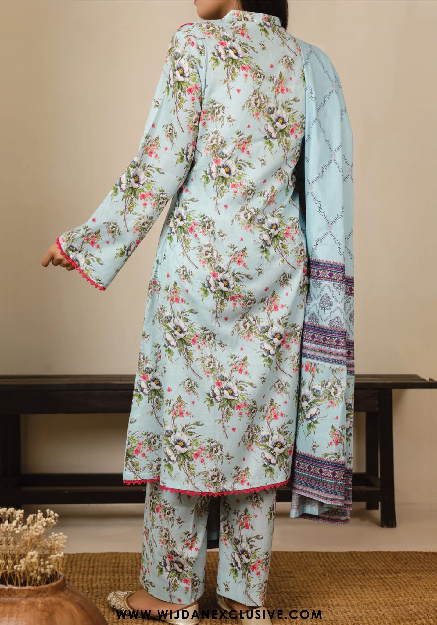 VS Daman Unstitched 3PC Digital Cambric Collection - 2025 D-2035